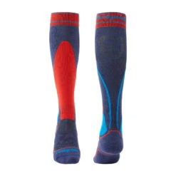 Bridgedale Junior Racer Merino Endurance Over Calf Socks -Ski Gear Store 710558322SkiJuniorRacerMerinoPerformanceOverCalfDenim Flamefb