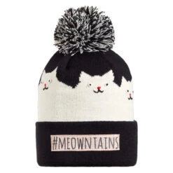 Turtle Fur Kids #Meowtains Beanie