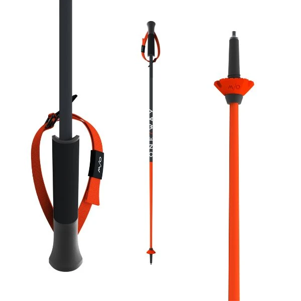 One Way RD SL Junior Race Poles - 2025 2 One Way RD SL Junior Race Poles - 2025 - Image 2