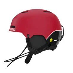 Giro Ledge SL Mips Race Helmet W/ Chingaurd - OPEN BOX RETURN 17 Giro Ledge SL Mips Race Helmet W/ Chingaurd - OPEN BOX RETURN -Ski Gear Store giro ledge sl mips snow helmet matte red left