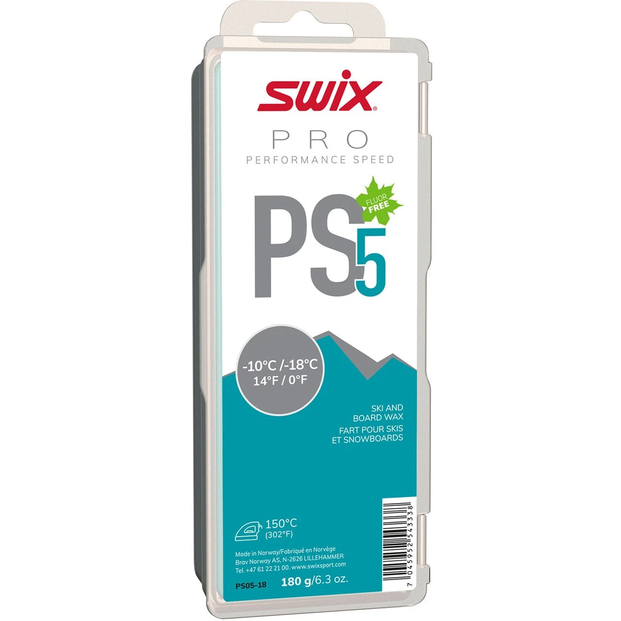 Swix PS5 Turquoise 180g - Performance Speed 1 Swix PS5 Turquoise 180g - Performance Speed